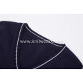 Boy's Knitted Diamond Jacquard Hem School Vest